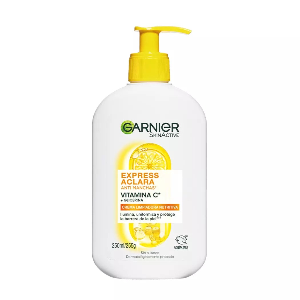 limpiador garnier gentle cleanser vitamina c
